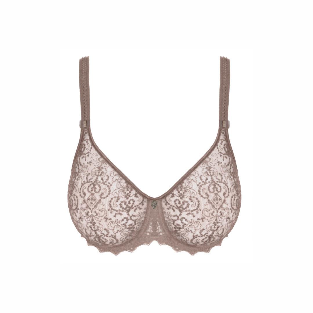 Empreinte "Cassiopee" Rose Sauvage UW Seamless Bra (C-H) - Lion's Lair Boutique - 30, 32, 34, 36, 38, 40, 42, ALT, BSB, C, Cassiopee, continuity, D, deep cup, E, Empreinte, F, full cup, G, H, lingerie, seamless - Empreinte