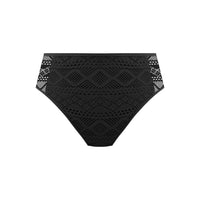 Freya "Sundance" Black High Waist Bikini Brief - Lion's Lair Boutique - 2X, Black, Bottom, continuity, Freya, HIW, L, M, Pattern, S, Sundance, Swimwear, XL, XS - Freya