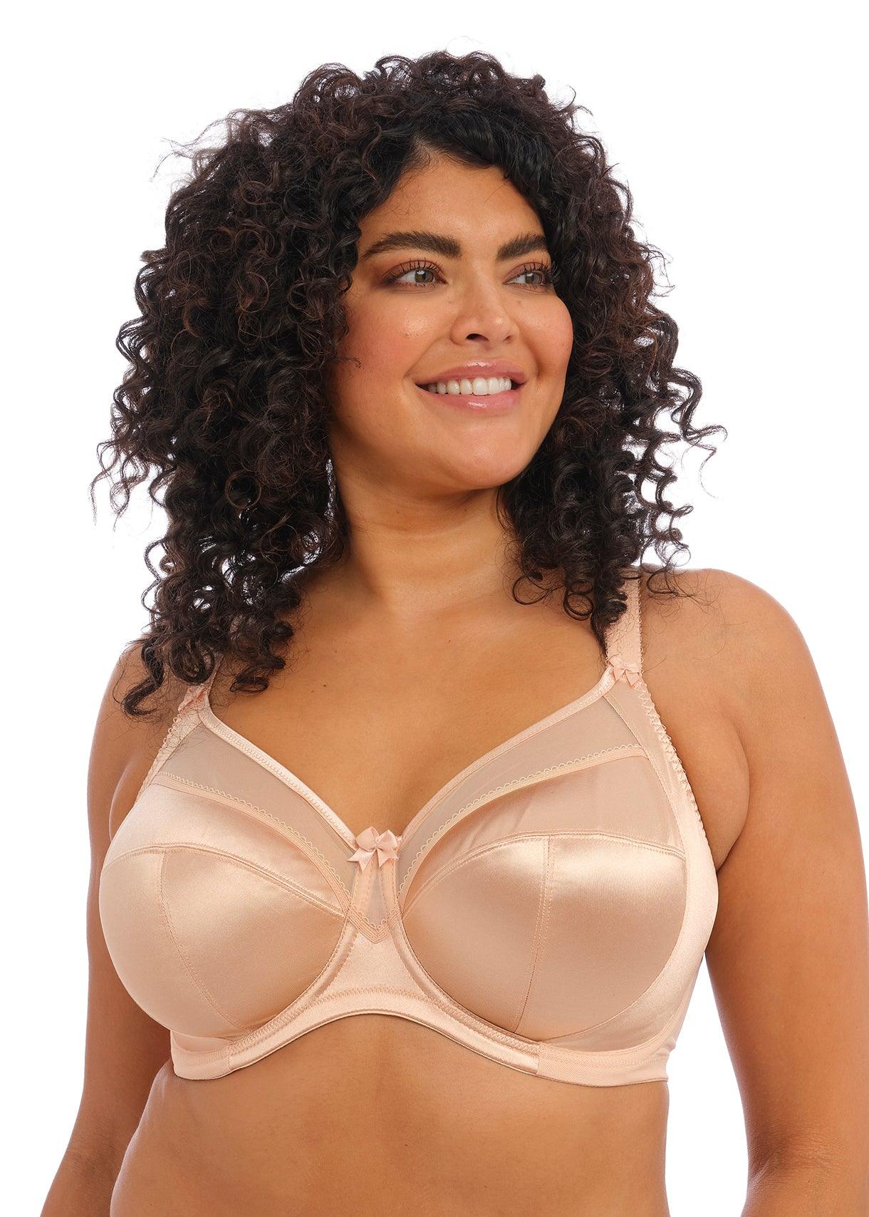 Goddess Women's Plus Size Keira Wireless Soft Cup Bra, Pearl Blush