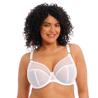 Elomi "Matilda" White UW Plunge Bra - Lion's Lair Boutique - 32, 34, 36, 38, 40, 42, 44, 46, BPX, continuity, DD, E, elomi, F, FF, G, GG, H, HH, J, JJ, K, lingerie, MATILDA, plunge - Elomi