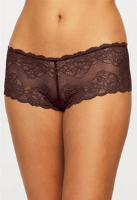 Montelle Cocoa Lace Cheeky Panty - Lion's Lair Boutique - continuity, L, lingerie, M, Montelle, S, SHO, XL - Montelle