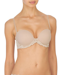 Natori "Feathers" UW Strapless Plunge Multi-way Bra - Lion's Lair Boutique - 32, 34, 36, B, BNS, C, continuity, D, DD, E, Feathers, lingerie, Natori, plunge, Strapless - Natori