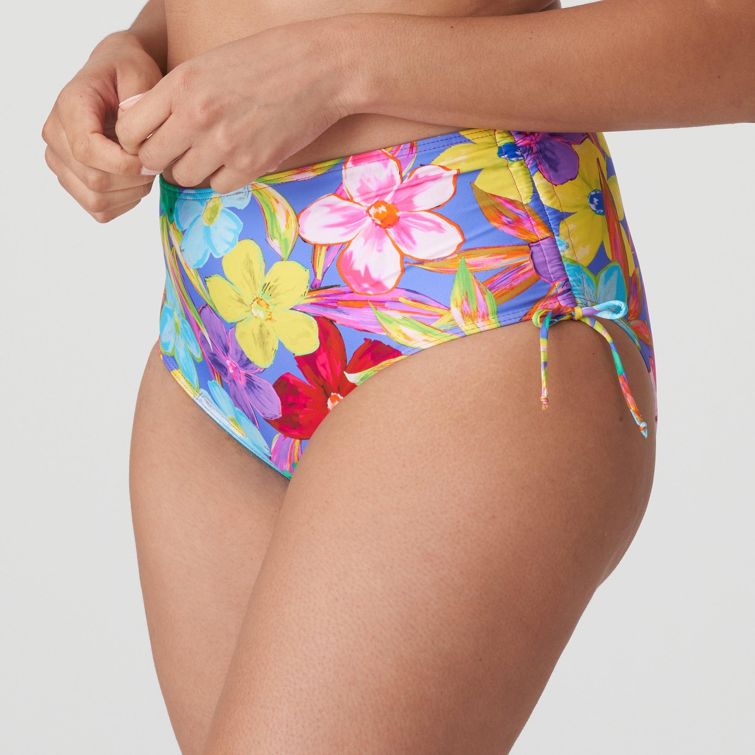 Prima Donna "Sazan" Adjustable Leg Bikini Brief - Lion's Lair Boutique - 2X, 3X, ADJ, Adjustable, Bottom, Fashion, FEB 2023, L, M, Pattern, Prima Donna, S, Swimwear, XL - Prima Donna