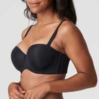 Prima Donna "Figuras" Charcoal UW Strapless Padded Bra - Lion's Lair Boutique