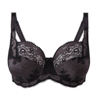 Panache "Clara" Charcoal UW Full Cup Bra - Lion's Lair Boutique - 30, 32, 34, 36, 38, 40, BRA, Clara, continuity, D, DD, E, F, FF, full cup, G, GG, H, HH, J, lingerie, Panache - Panache