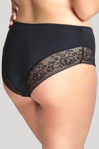 Sculptresse "Roxie" Black High Waist Brief - Lion's Lair Boutique - 2X, 3X, 4X, 5X, 6X, ALT, continuity, HIW, L, lingerie, M, Roxie, Sculptresse, XL - Sculptresse