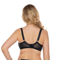 Subtille "Linda" Black UW Balcony Bra - Lion's Lair Boutique - 30, 32, 34, 36, 38, 40, 42, 44, 46, 48, balcony, BRB, C, continuity, D, DD, deep cup, E, F, FF, G, GG, H, HH, J, JJ, K, KK, Linda, lingerie, polish, Subtille - Subtille