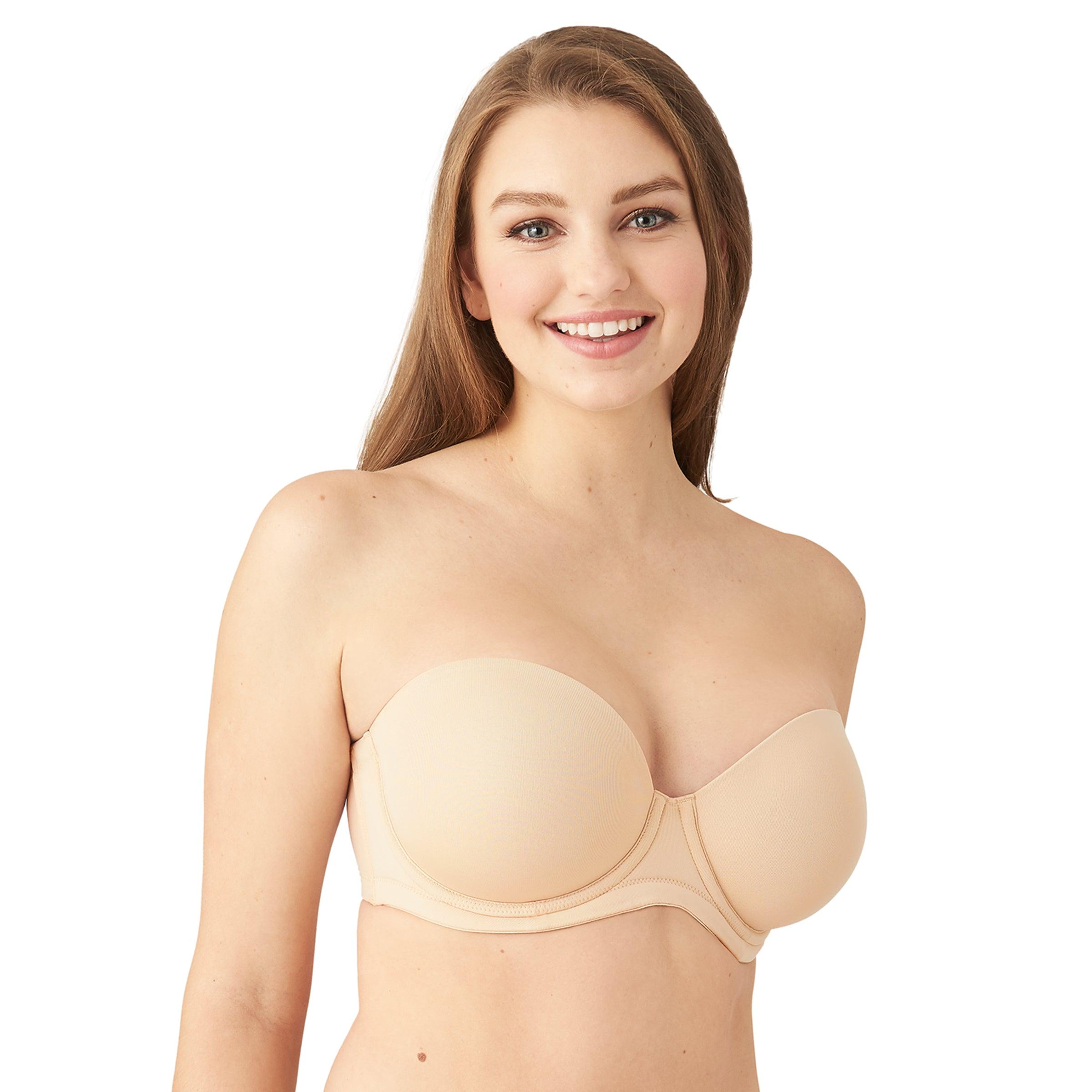 Wacoal "Red Carpet" Naturally Nude UW Strapless Bra - Lion's Lair Boutique - 30, 32, 34, 36, 38, 40, 42, 44, B, BNS, C, continuity, D, DD, E, F, FF, G, lingerie, Red Carpet, Strapless, Wacoal - Wacoal