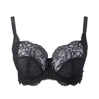 Panache "Andorra" Black UW Full Cup Bra (D-J) - Lion's Lair Boutique - 30, 32, 34, 36, 38, 40, Andorra, continuity, D, DD, E, F, FF, full cup, G, GG, H, HH, J, lingerie, Panache - Panache