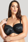 Sculptresse "Dana" Black UW Strapless Bra (D-J) - Lion's Lair Boutique - 34, 36, 38, 40, 42, 44, 46, BNS, continuity, D, DD, E, F, FF, G, GG, H, HH, J, lingerie, Sculptresse, Strapless - Sculptresse