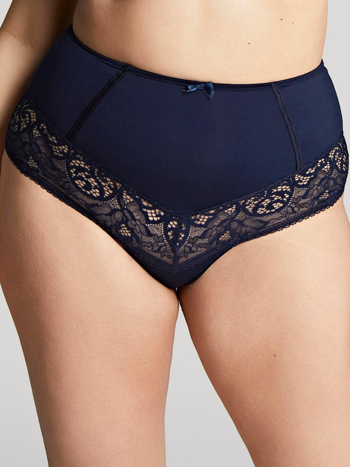 Sculptresse "Estel" Navy High Waist Brief - Lion's Lair Boutique - 2X, 3X, 4X, 5X, ALT, continuity, Estel, HIW, L, lingerie, M, Sculptresse, XL - Sculptresse