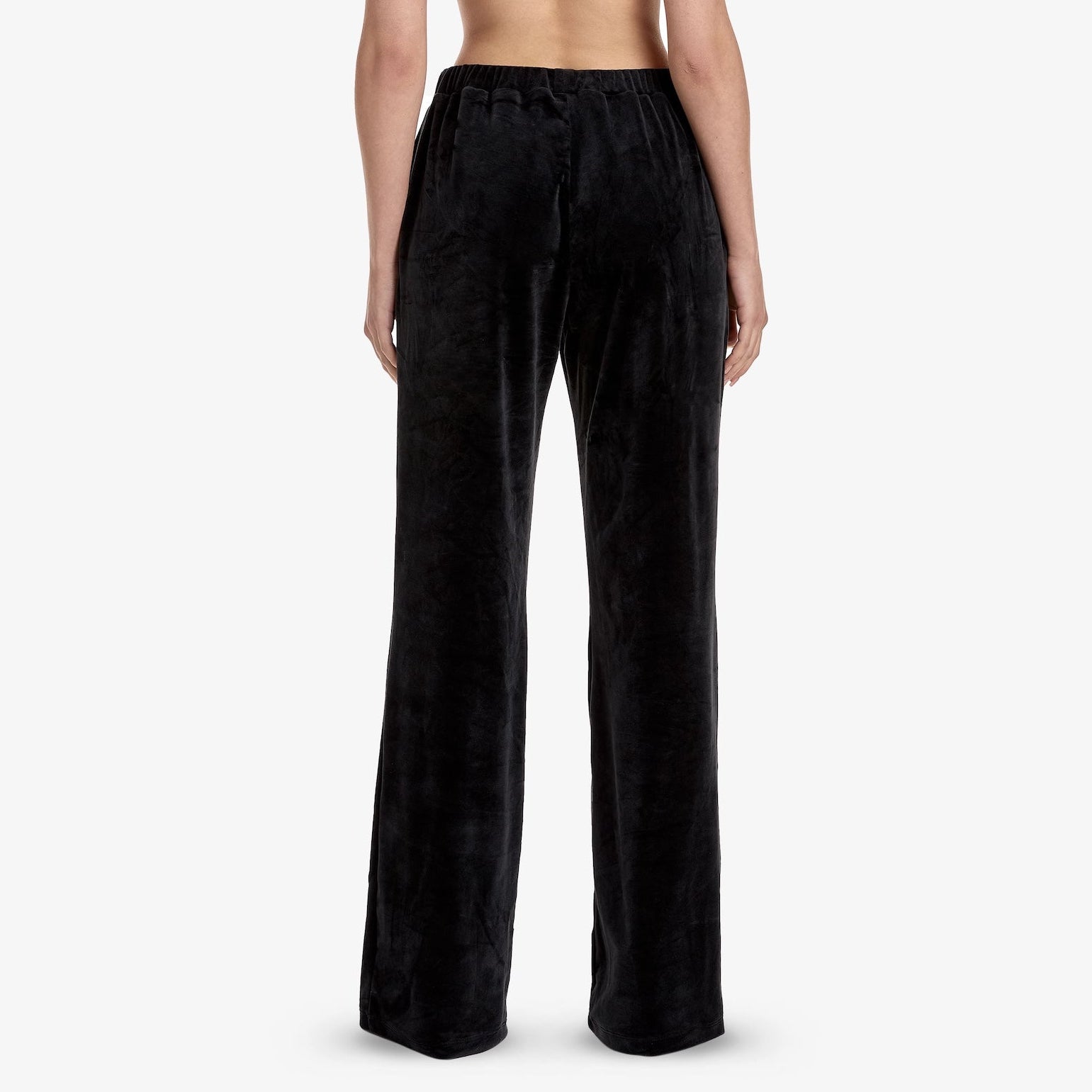 Ajour "Stellar" Black Velour Lounge Pants