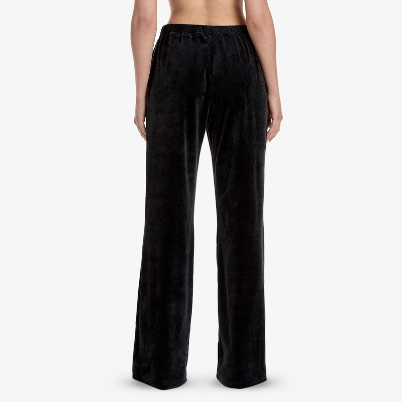 Ajour "Stellar" Black Velour Lounge Pants