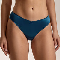 Ajour "Montparnass" Blue Lace Back Panty