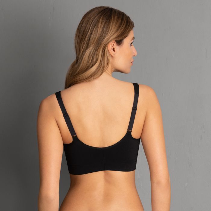 Anita "Lynn" Black Front Closure Bra