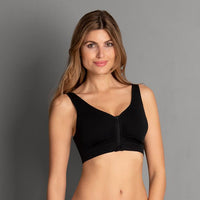 Anita "Lynn" Black Front Closure Bra