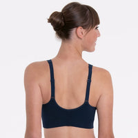 Anita "Lynn" Navy Front Closure Bra