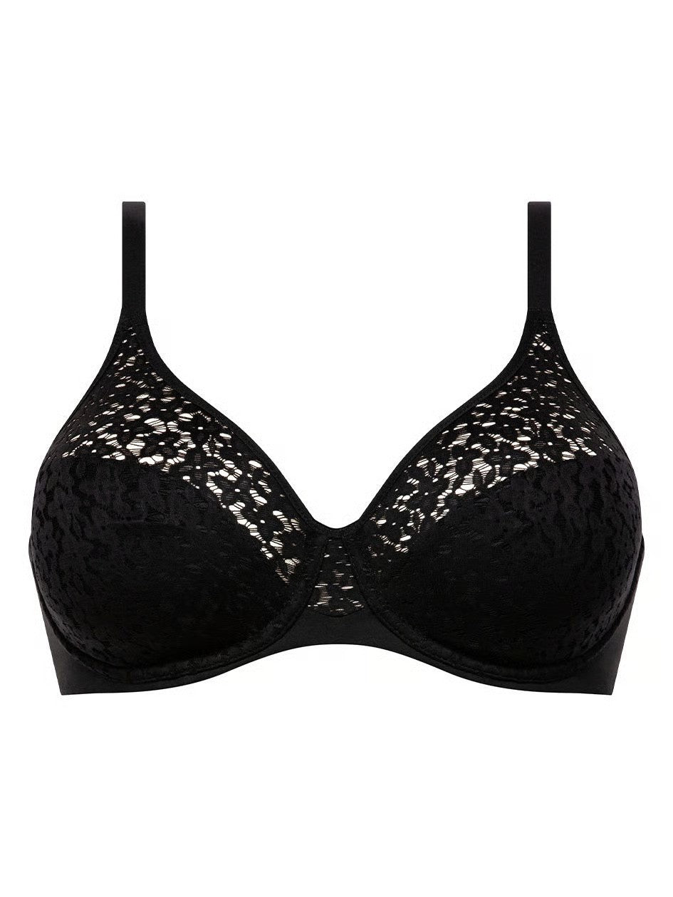 Chantelle "Norah" Black UW Comfort Bra (B-GG)