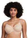 Chantelle "Rive Gauche" Cappuccino UW Full Coverage Unlined Bra (C-G) - Lion's Lair Boutique - 32, 34, 36, 38, 40, 42, 44, BR3, C, continuity, D, DD, E, F, FF, full cup, G, lingerie - Chantelle