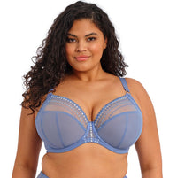 Elomi "Matilda" Lunar Blue UW Plunge Bra (E-K)