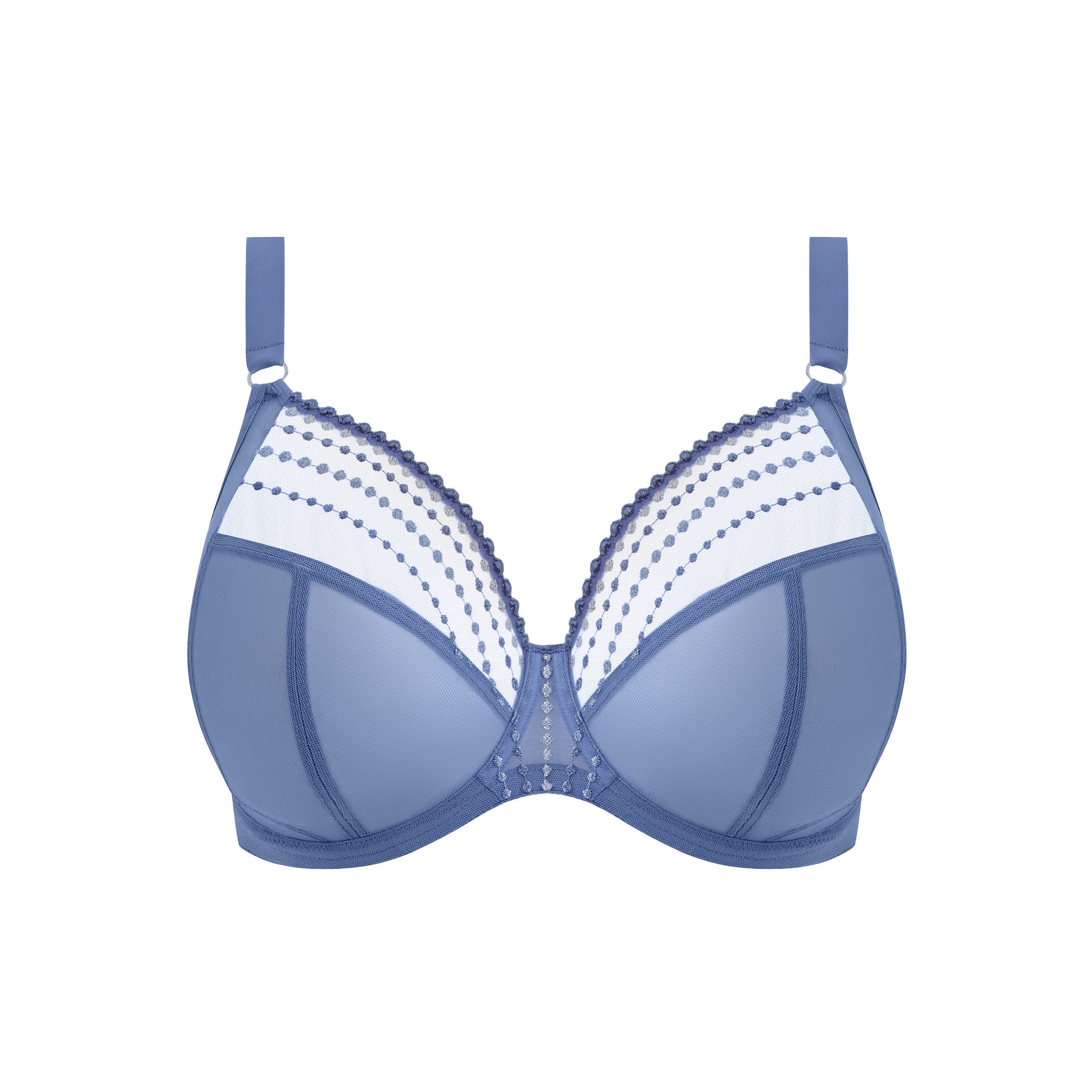Elomi "Matilda" Lunar Blue UW Plunge Bra (E-K)