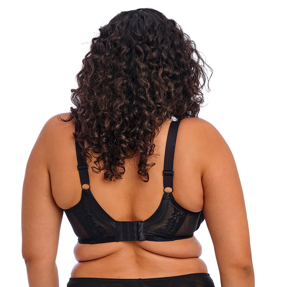 Elomi “Nerina” Black UW Moulded Spacer Bra (DD-HH)
