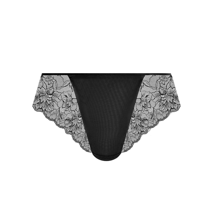 Elomi "Brianna" Black Thong - Lion's Lair Boutique - 2X, 3X, ALT, Brianna, continuity, elomi, L, lingerie, M, S, THG, XL - Elomi