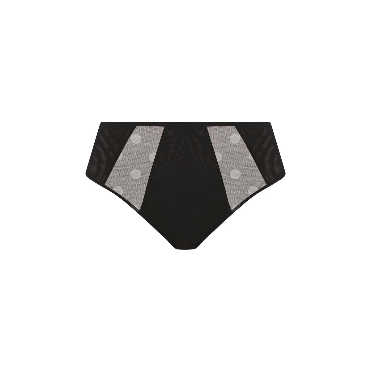 Elomi "Matilda" Black Dot Full Brief - Lion's Lair Boutique - 2X, 3X, 4X, ALT, elomi, Fashion, HIW, HWM, JAN 2024, L, lingerie, M, MATILDA, XL - Elomi