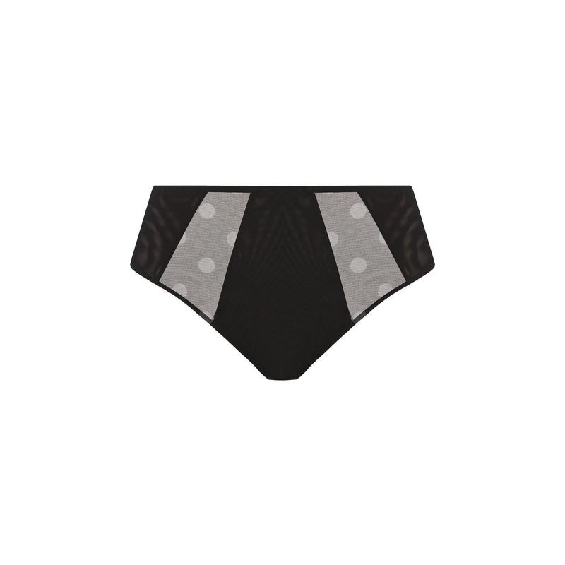 Elomi "Matilda" Black Dot Full Brief - Lion's Lair Boutique - 2X, 3X, 4X, ALT, elomi, Fashion, HIW, HWM, JAN 2024, L, lingerie, M, MATILDA, XL - Elomi