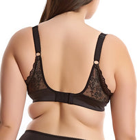 Elomi "Tia" Black UW Bandless Bra (E-JJ)