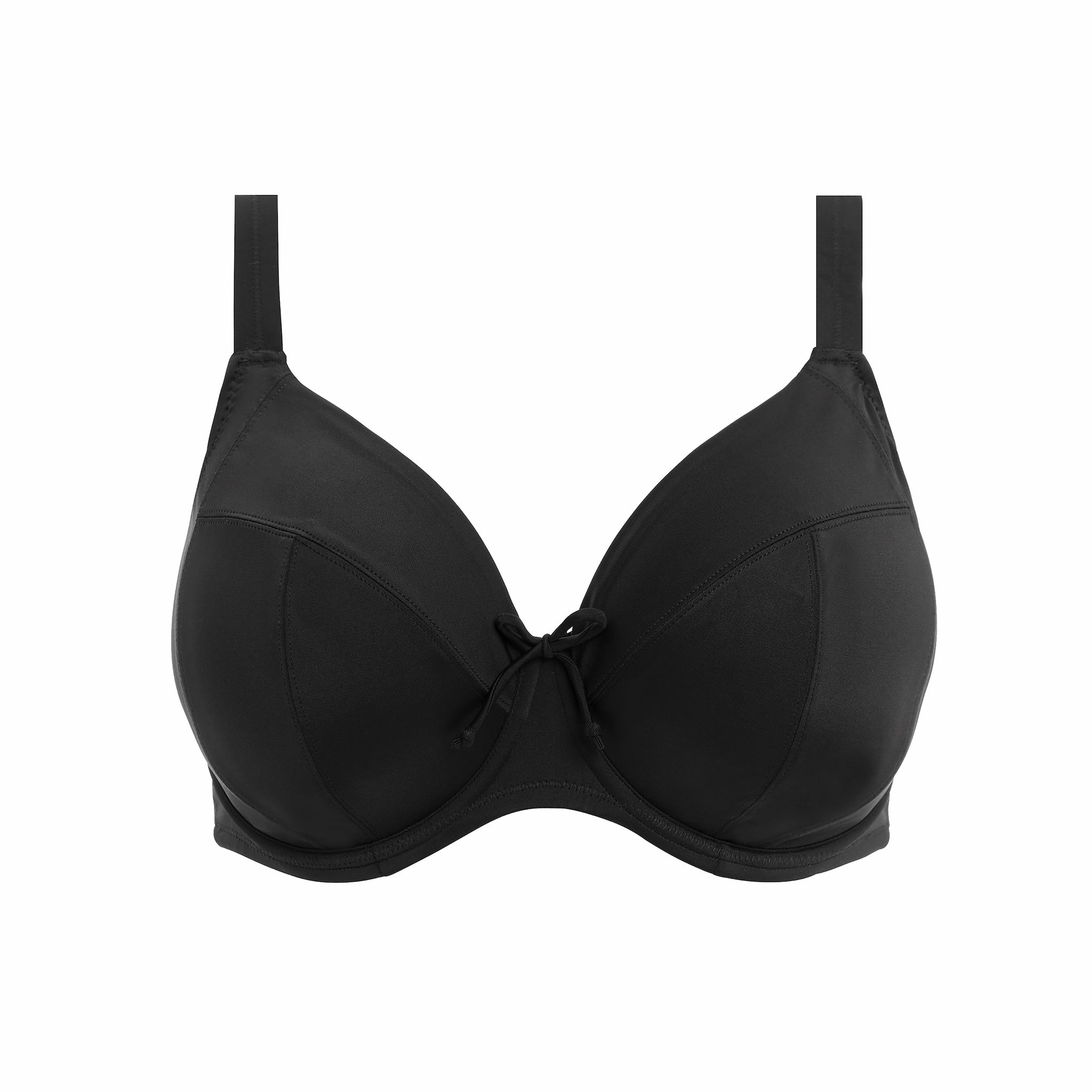 Elomi "Plain Sailing" Black UW Plunge Bikini Top (E-JJ)