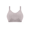 Elomi "Downtime" Grey Marl Non-Wired Bralette (F-JJ) - Lion's Lair Boutique - 32, 34, 36, 38, 40, 42, 44, continuity, elomi, F, FF, G, GG, H, HH, J, JJ, lingerie, SFT, wireless - Elomi