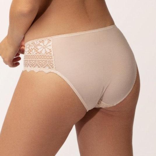 Empreinte "Cassiopee" Creamy Beige Brief - Lion's Lair Boutique - 2X, 3X, ALT, Cassiopee, continuity, Empreinte, L, lingerie, M, PNT, S, XL, XS - Empreinte