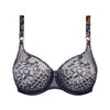 Empreinte "Melody" Navy Flower UW Invisible Lace Bra (E-G)