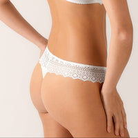 Empreinte "Cassiopee" Blanc Thong