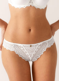 Empreinte "Cassiopee" Blanc Thong
