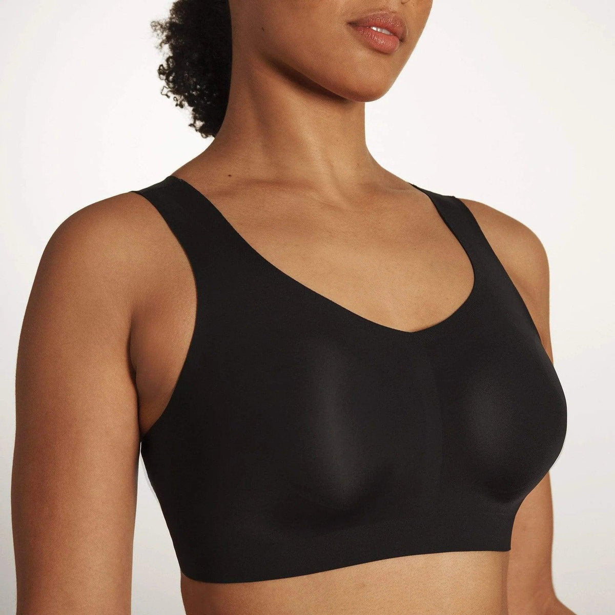 Elomi Downtime Grey Marl Non-Wired Bralette (F-JJ) – Lion's Lair Boutique
