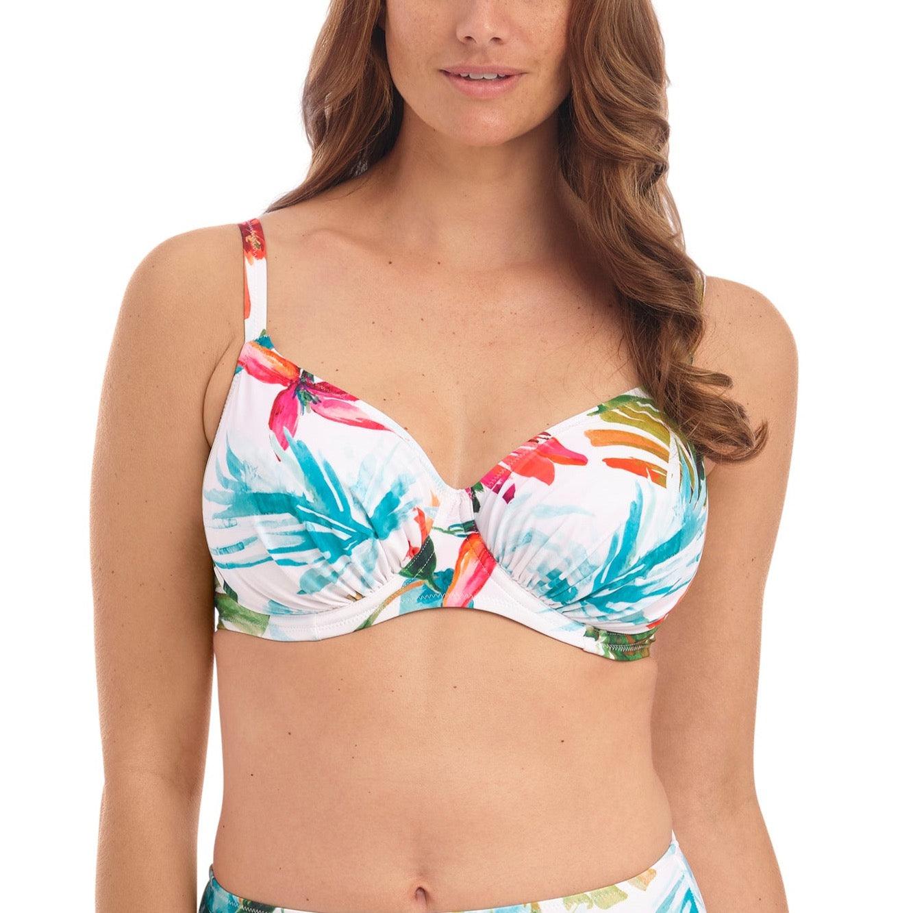 Fantasie Kiawah Island UW Gathered Full Cup Bikini Top (DD-HH)