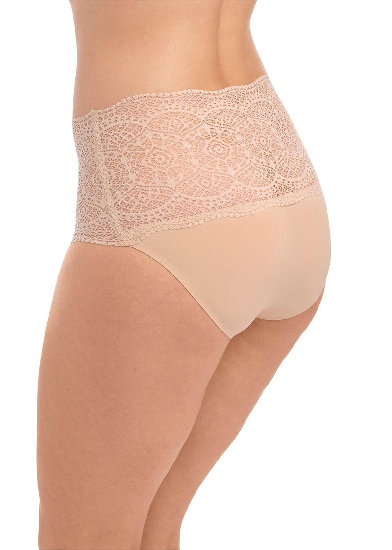 Fantasie "Lace Ease" Natural Beige Invisible Stretch Full Brief - Lion's Lair Boutique - ALT, continuity, Fantasie, HIW, L, lingerie, M, S, XL, XS - Fantasie