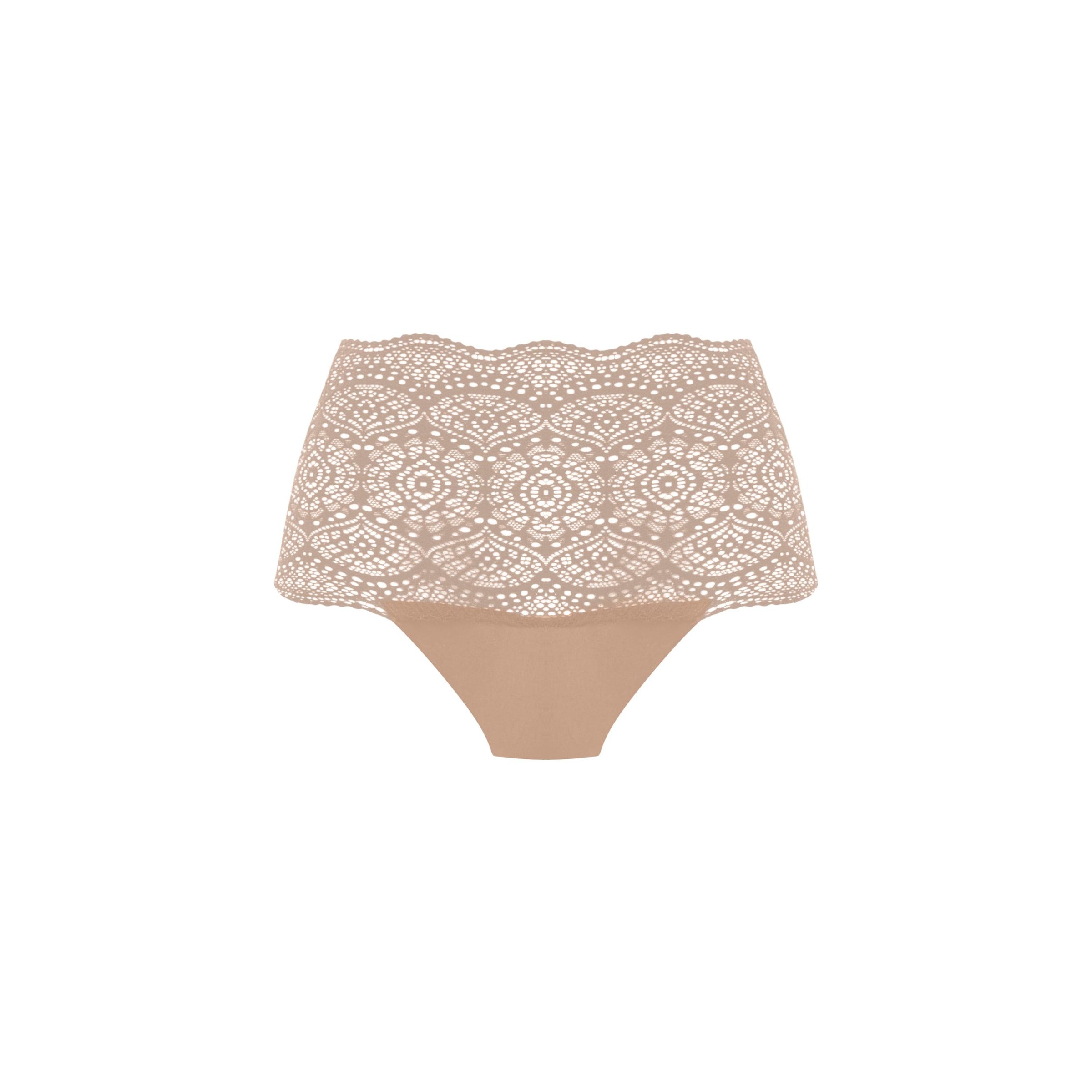 Fantasie "Lace Ease" Natural Beige Invisible Stretch Full Brief - Lion's Lair Boutique - ALT, continuity, Fantasie, HIW, L, lingerie, M, S, XL, XS - Fantasie