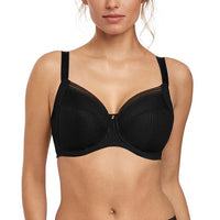 Fantasie "Fusion" Black UW Side Support Bra (D-HH)