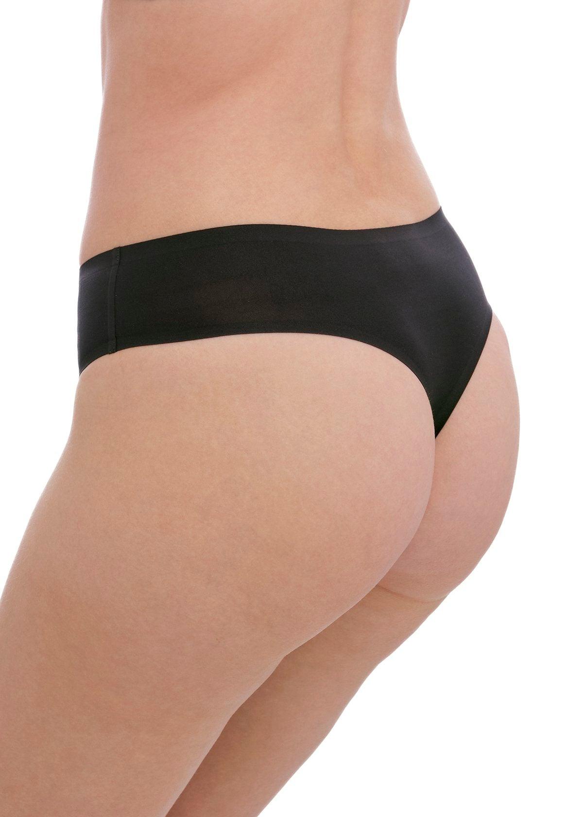 Fantasie "Smoothease" Black Invisible Stretch Thong