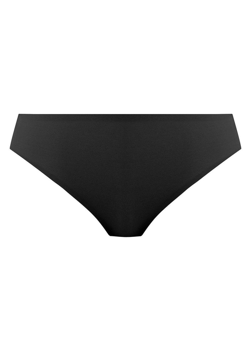 Fantasie "Smoothease" Black Invisible Stretch Thong - Lion's Lair Boutique - continuity, Fantasie, L, lingerie, M, S, THG, XL, XS - Fantasie