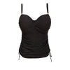 Fantasie "Ottawa" Black UW Twist Front Tankini Top (D-G)