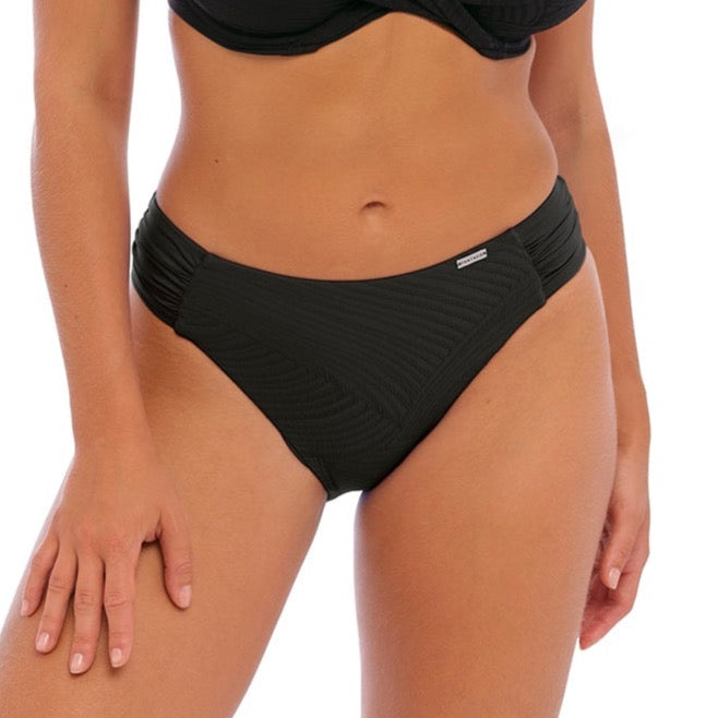 Fantasie "Ottawa" Black Mid Rise Bikini Brief