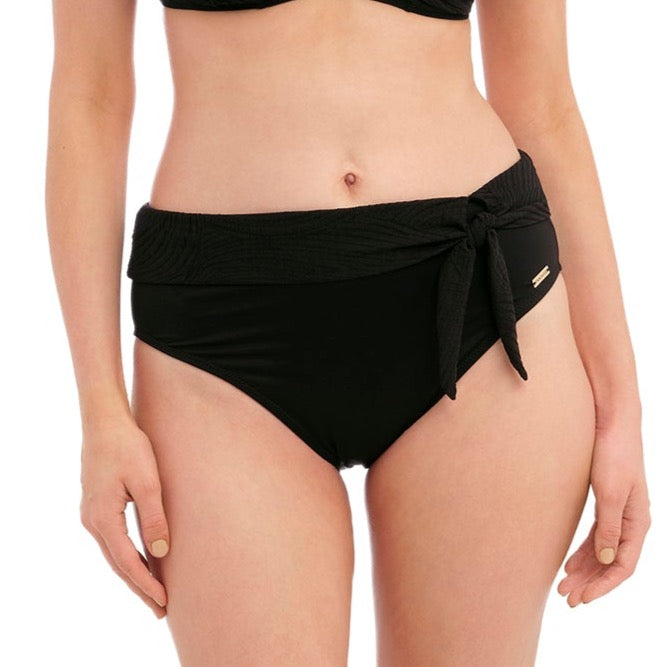 Fantasie "Ottawa" Black High Waist Bikini Brief