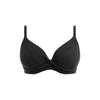 Fantasie "Ottawa" Black UW Plunge Bikini Top (D-G)