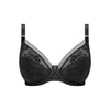 Fantasie "Fusion Lace" Black UW Padded Plunge Bra (D-G) - Lion's Lair Boutique - 30, 32, 34, 36, 38, BRV, continuity, D, DD, E, F, Fantasie, FF, Fusion, G, lingerie, Padded, SEP 2023 - Fantasie