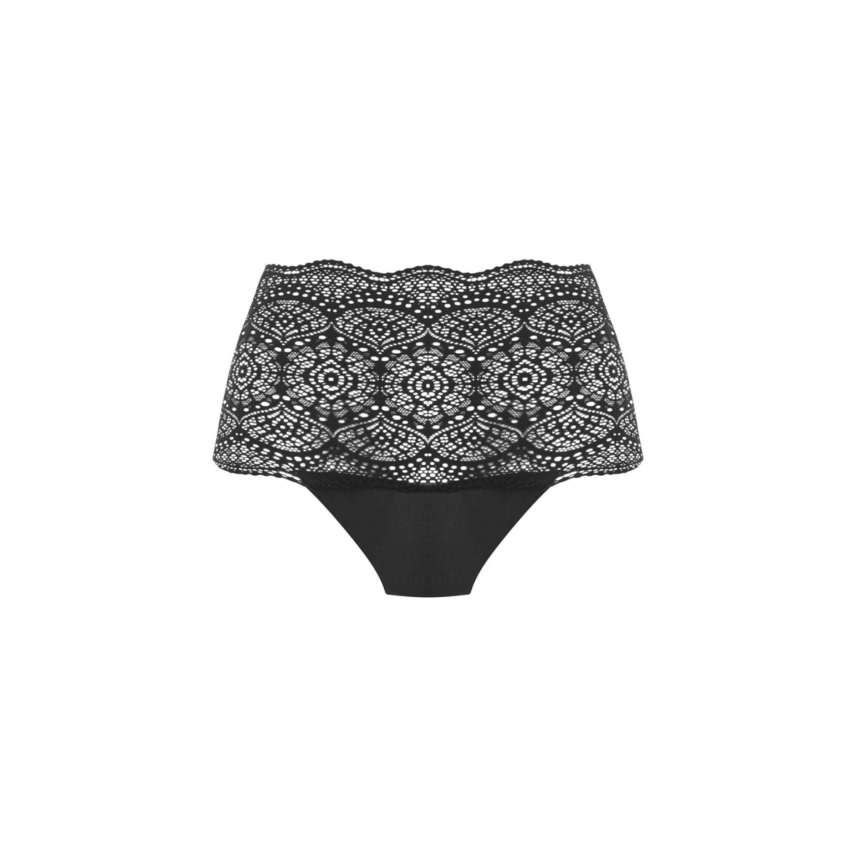 Fantasie "Lace Ease" Black Invisible Stretch Full Brief - Lion's Lair Boutique - ALT, continuity, Fantasie, HIW, L, lingerie, M, S, XL, XS - Fantasie