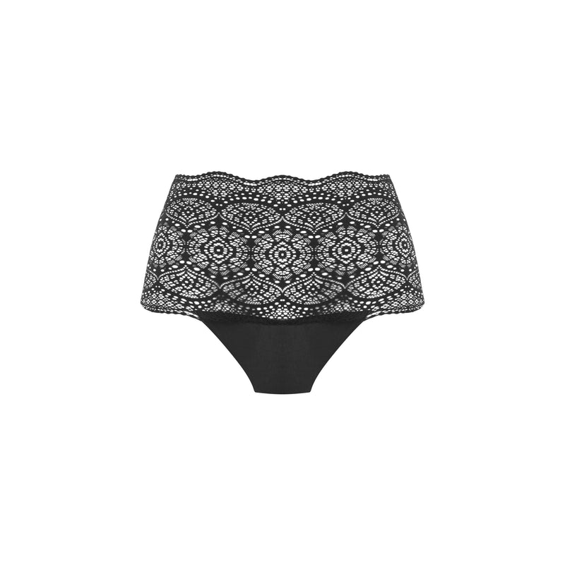 Fantasie "Lace Ease" Black Invisible Stretch Full Brief - Lion's Lair Boutique - ALT, continuity, Fantasie, HIW, L, lingerie, M, S, XL, XS - Fantasie